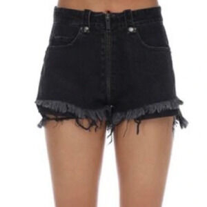 The unRavel Project X Ben Travertini Deconstructed Unique Zipper Jean Shorts